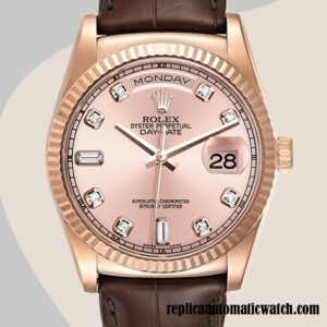 replica automatic Rolex Day-Date 118135-0101 Men's Rolex Calibre 2836/2813 12mm