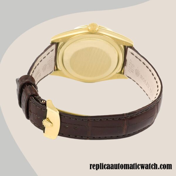 replica automatic Rolex Day-Date Rolex Calibre 2836/2813 Men's m118138-0087 Champagne Jubilee Dial - Image 4