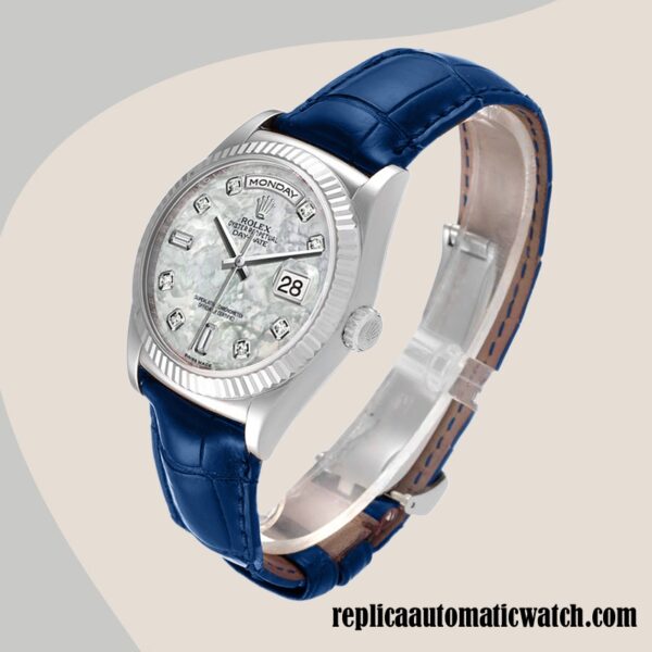 replica automatic Rolex Day-Date Rolex Calibre 2836/2813 Men's m118139-0090 Automatic Mother of Pearl Dial - Image 3