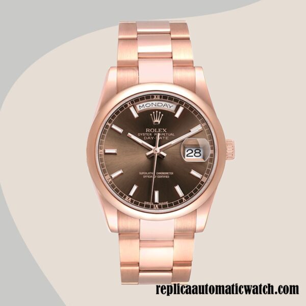 replica automatic Rolex Day-Date Men's Rolex Calibre 2836/2813 118205 12mm - Image 2