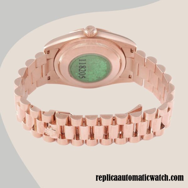 replica automatic Rolex Day-Date Men's Rolex Calibre 2836/2813 118205 Rose Gold-tone - Image 4