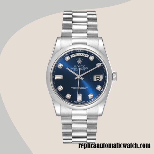 replica automatic Rolex Day-Date 118206 Rolex Calibre 2836/2813 Men's Automatic - Image 2