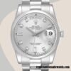 replica automatic Rolex Day-Date Rolex Calibre 2836/2813 118206 Men's Silver Dial