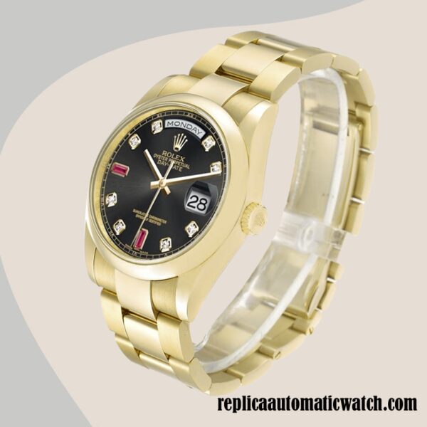 replica automatic Rolex Day-Date 118208 Rolex Calibre 2836/2813 Men's 12mm - Image 3