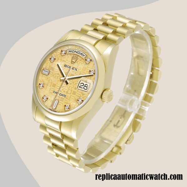 replica automatic Rolex Day-Date Rolex Calibre 2836/2813 Men's 118208 Automatic - Image 3