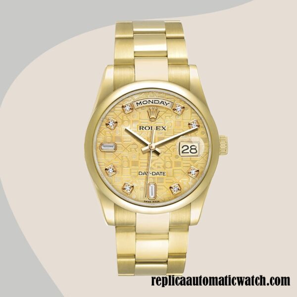 replica automatic Rolex Day-Date Rolex Calibre 2836/2813 Men's 118208 Automatic - Image 5
