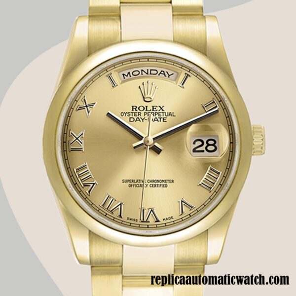 replica automatic Rolex Day-Date Rolex Calibre 2836/2813 Men's 118208