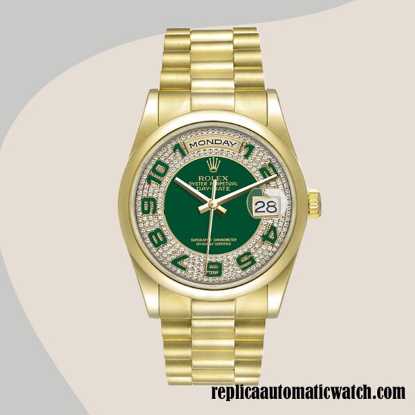 replica automatic Rolex Day-Date Men's Rolex Calibre 2836/2813 118208  12mm - Image 2