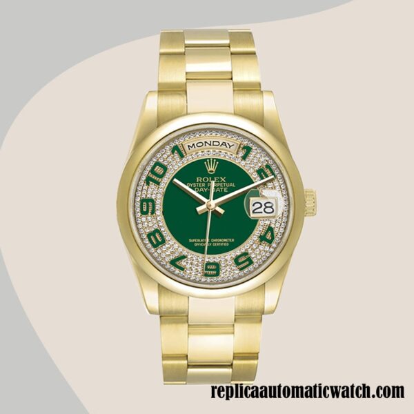 replica automatic Rolex Day-Date Men's Rolex Calibre 2836/2813 118208  12mm - Image 5