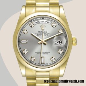replica automatic Rolex Day-Date Rolex Calibre 2836/2813 Men's 118208 Gold-tone Automatic