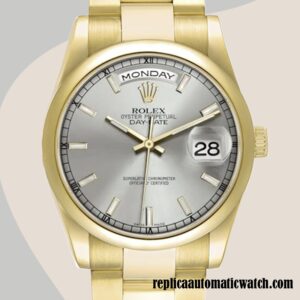 replica automatic Rolex Day-Date Rolex Calibre 2836/2813 118208 Men's Automatic Gold-tone