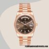 replica automatic Rolex Day-Date Men's 118235 Rolex Calibre 2836/2813 12mm Rose Gold-tone - Image 2
