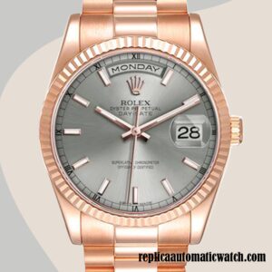 replica automatic Rolex Day-Date Men's Rolex Calibre 2836/2813 118235 Grey Dial