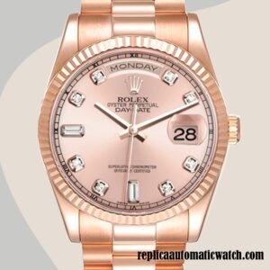 replica automatic Rolex Day-Date Men's Rolex Calibre 2836/2813 118235 Rose Gold Dial