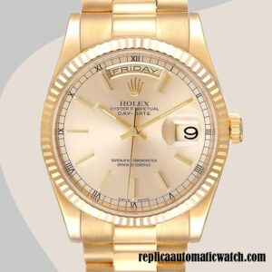 replica automatic Rolex Day-Date 118238 Rolex Calibre 2836/2813 Men's Hands