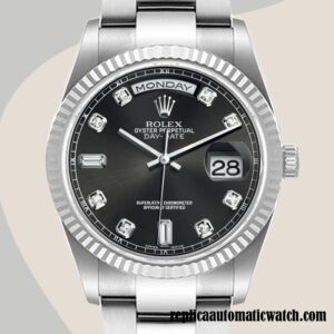 replica automatic Rolex Day-Date Rolex Calibre 2836/2813 Men's 118239 12mm Black Dial