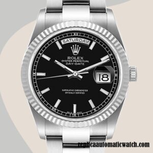replica automatic Rolex Day-Date Men's 118239 Rolex Calibre 2836/2813 Silver-tone