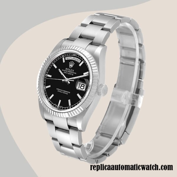 replica automatic Rolex Day-Date Men's 118239 Rolex Calibre 2836/2813 Silver-tone - Image 3