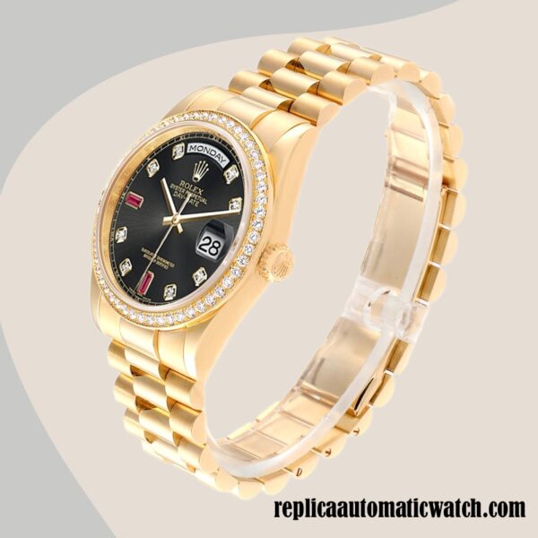 replica automatic Rolex Day-Date Rolex Calibre 2836/2813 m118348-0209 Men's Automatic - Image 3