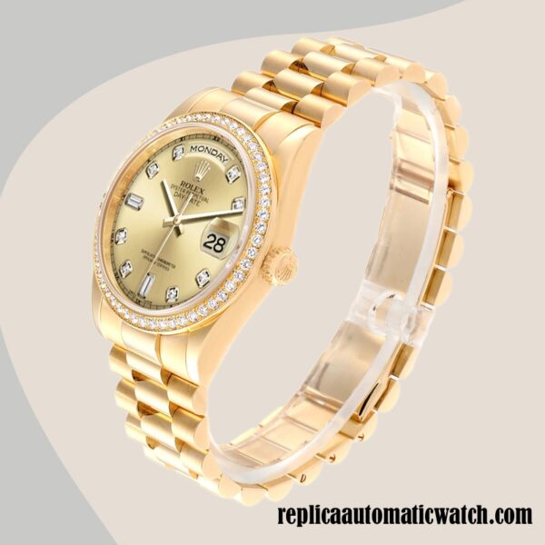 replica automatic Rolex Day-Date Rolex Calibre 2836/2813 m118348-0042 Men's 12mm Automatic - Image 3