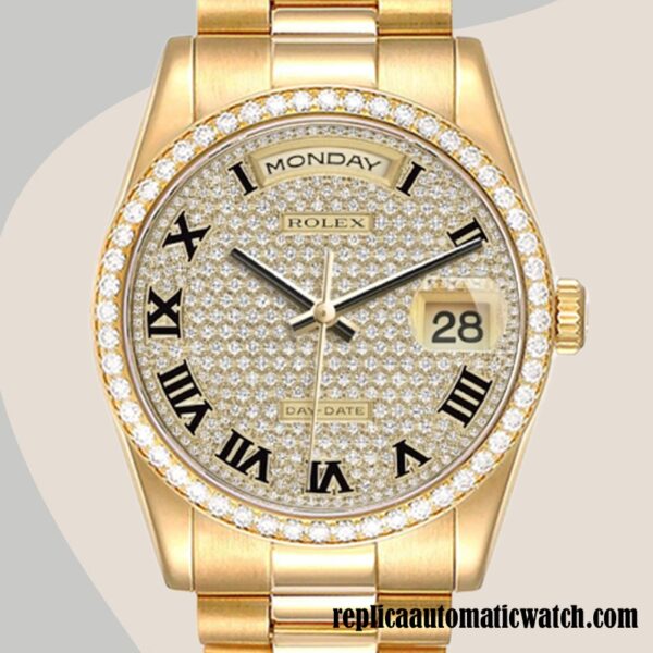 replica automatic Rolex Day-Date m118348-0226 Rolex Calibre 2836/2813 Men's  Automatic