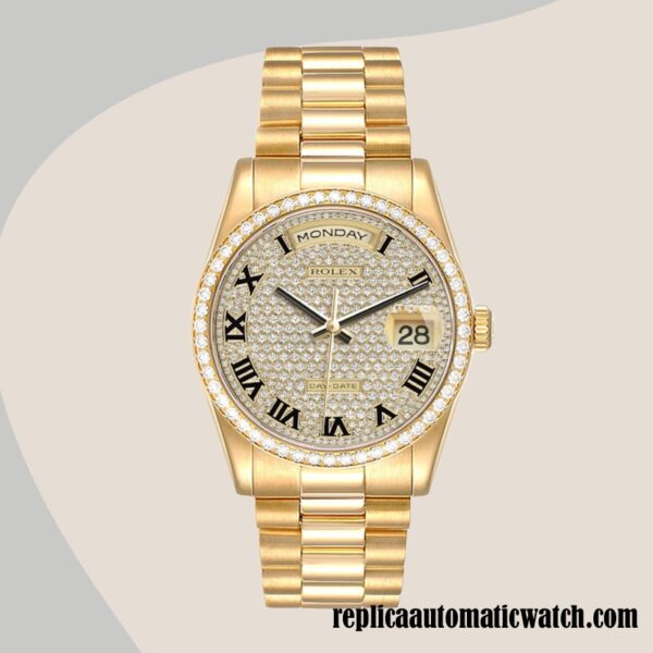 replica automatic Rolex Day-Date m118348-0226 Rolex Calibre 2836/2813 Men's  Automatic - Image 2