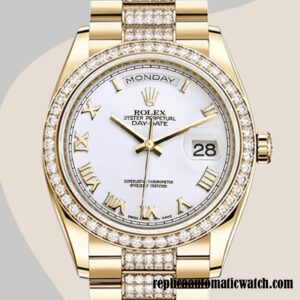 replica automatic Rolex Day-Date m118348-0151 Rolex Calibre 2836 Men's 12mm Automatic