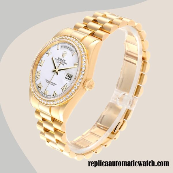 replica automatic Rolex Day-Date m118348-0150 Rolex Calibre 2836/2813 Men's - Image 3