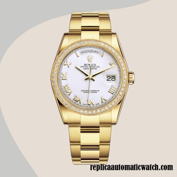 replica automatic Rolex Day-Date m118348-0150 Rolex Calibre 2836/2813 Men's - Image 5