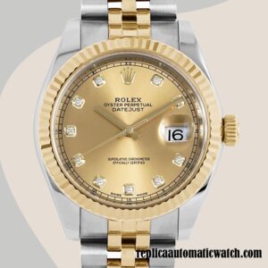 replica automatic Rolex Datejust Men's Rolex Calibre 2836/2813 m126333-0012 Two-tone