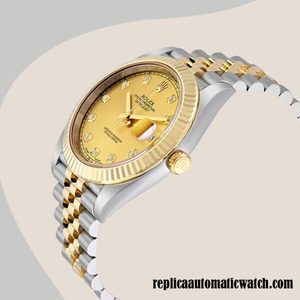 replica automatic Rolex Datejust Men's Rolex Calibre 2836/2813 m126333-0012 Two-tone - Image 3