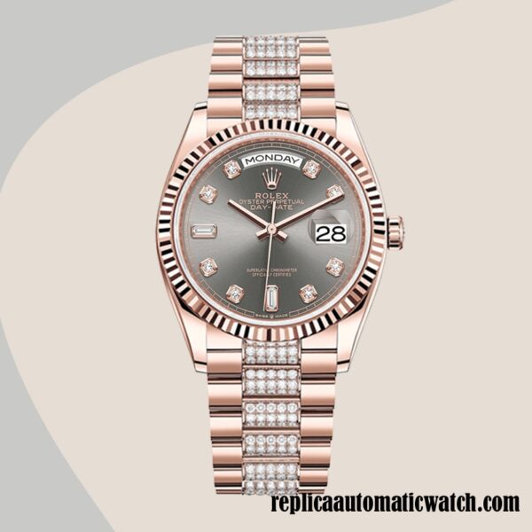 replica automatic Rolex Day-Date Men's Rolex Calibre 2836 m128235-0051  Automatic - Image 2