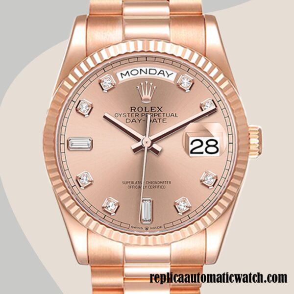 replica automatic Rolex Day-Date m128235-0009 Rolex Calibre 2836/2813 Men's 12mm