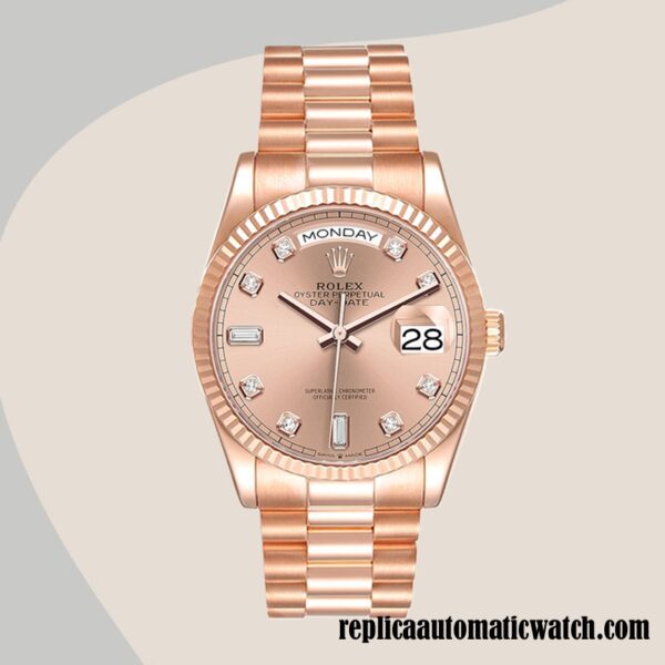 replica automatic Rolex Day-Date m128235-0009 Rolex Calibre 2836/2813 Men's 12mm - Image 2