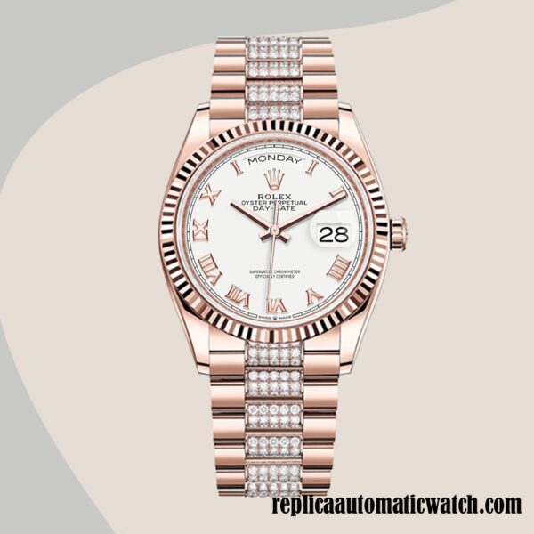 replica automatic Rolex Day-Date m128235-0053 Rolex Calibre 2836 Men's Automatic - Image 2