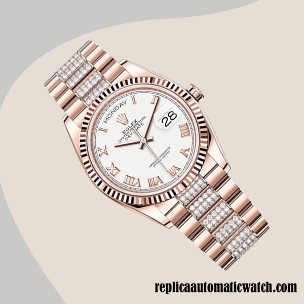 replica automatic Rolex Day-Date m128235-0053 Rolex Calibre 2836 Men's Automatic - Image 3