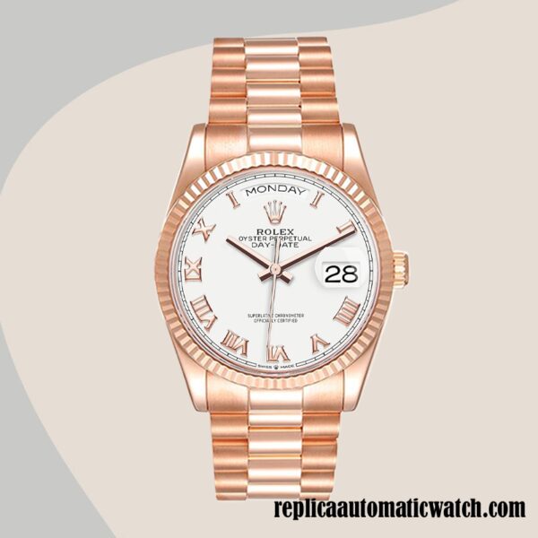replica automatic Rolex Day-Date Men's m128235-0052 Rolex Calibre 2836/2813 Automatic - Image 2