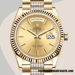 replica automatic Rolex Day-Date Rolex Calibre 2836 Men's m128238-0046 12mm