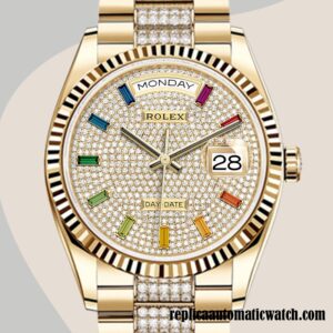 replica automatic Rolex Day-Date Men's Rolex Calibre 2836 m128238-0052 12mm