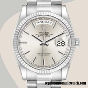 replica automatic Rolex Day-Date Men's m128239-0005 Rolex Calibre 2836/2813 Grey Dial