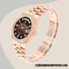 replica automatic Rolex Day-Date Men's m128345rbr-0040 Rolex Calibre 2836/2813 Brown Dial Rose Gold-tone - Image 3