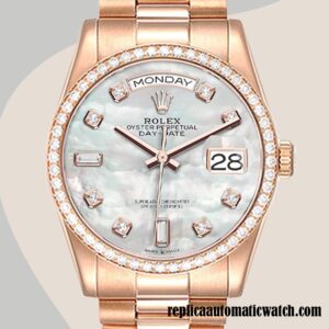 replica automatic Rolex Day-Date Rolex Calibre 2836/2813 Men's m128345rbr-0028 12mm