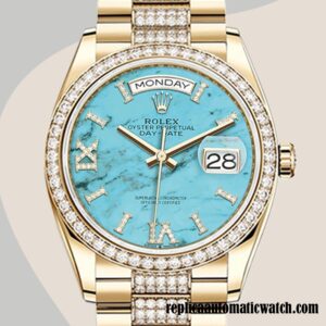 replica automatic Rolex Day-Date m128348rbr-0038 Rolex Calibre 2836 Men's  Automatic