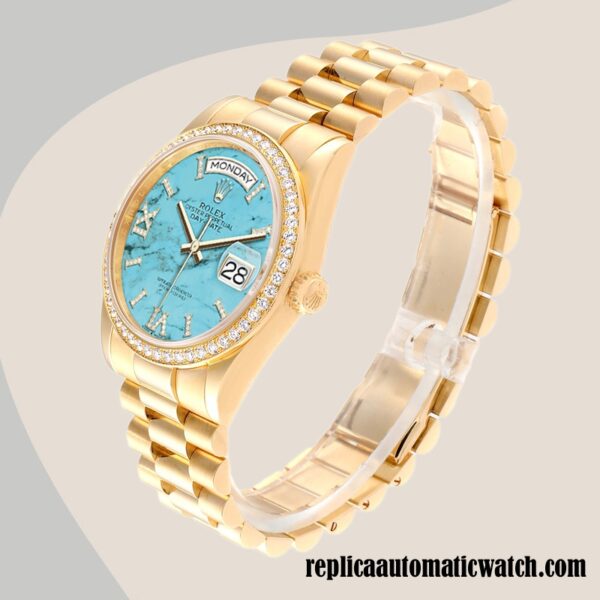 replica automatic Rolex Day-Date Rolex Calibre 2836/2813 Men's m128348rbr-0037 - Image 3