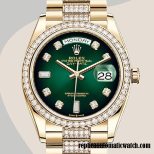 replica automatic Rolex Day-Date m128348rbr-0036 Men's Rolex Calibre 2836 12mm