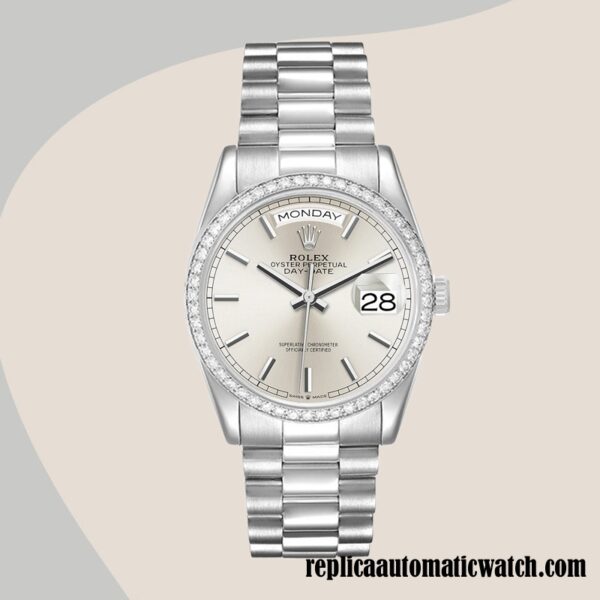 replica automatic Rolex Day-Date m128349rbr-0001 Rolex Calibre 2836/2813 Men's 12mm - Image 2