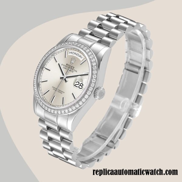 replica automatic Rolex Day-Date m128349rbr-0001 Rolex Calibre 2836/2813 Men's 12mm - Image 3