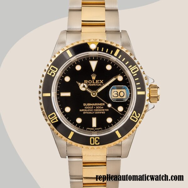 replica automatic Rolex Submariner Rolex Calibre 2836/2813 Men's 16613 Automatic - Image 2