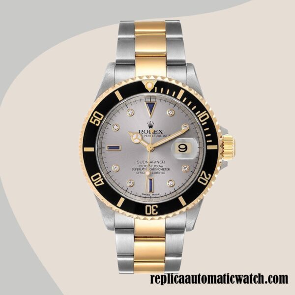 replica automatic Rolex Submariner 16613 Men's Rolex Calibre 2836/2813 Hands - Image 2