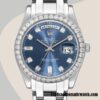 replica automatic Rolex Pearlmaster Unisex Rolex Calibre 2836/2813 18946  Silver-tone